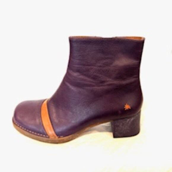 ART Company Purple Ankle Boots - Picture 3 of 7